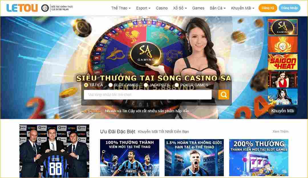 Letou cung cấp Casino trực tuyến