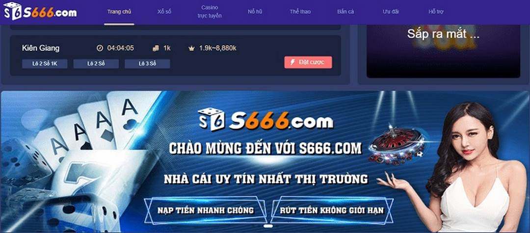 s666 là nhà cái cá cược online hàng đầu hiện nay